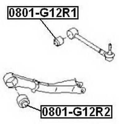 

САЙЛЕНТБЛОК ЗАДНЕГО НИЖНЕГО ПРОДОЛЬНОГО РЫЧАГА, 0801G12R2