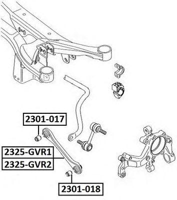 

ТЯГА ЗАДНЯЯ ПОПЕРЕЧНАЯ, 2325GVR1