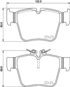 

КОЛОДКИ ТОРМОЗНЫЕ К-Т, MERCEDES-BENZ (BBDC) GLC (X253) 11/15- / MERCEDES-BENZ C-CLASS (W205) 07/13- / MERCEDES-BENZ C-CLASS CONVERTIBLE (A205) 06/16- / MERCEDES-BENZ C-CLASS COUPE (C205) 10/15- / MERCEDES-BENZ C-CLASS T-MODEL (S205) 09/14- / MERCEDES-BENZ