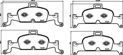 Колодки тормозные к-т, audi (faw) a4l (b9, 868) 09/16- / audi (faw) a6l (c8) 01/19- / audi a4 (8w2, 