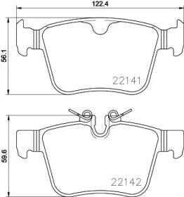 

КОЛОДКИ ТОРМОЗНЫЕ К-Т JAGUAR (CHERY) XEL 11/17- / JAGUAR E-PACE (X540) 09/17- / JAGUAR F-PACE (X761, P86029