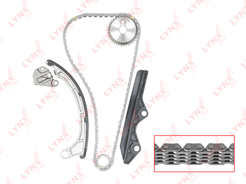 

КОМПЛЕКТ ЦЕПИ ГРМ NISSAN MICRA(K12) 1.0-1.4 03-10 / NOTE(E11) 1.4 06-12 (ДЛЯ ДВС CG/CR), TK0028