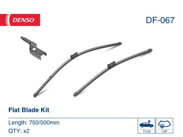 Щетки стеклоочистителя DENSO бескаркасная, 75...