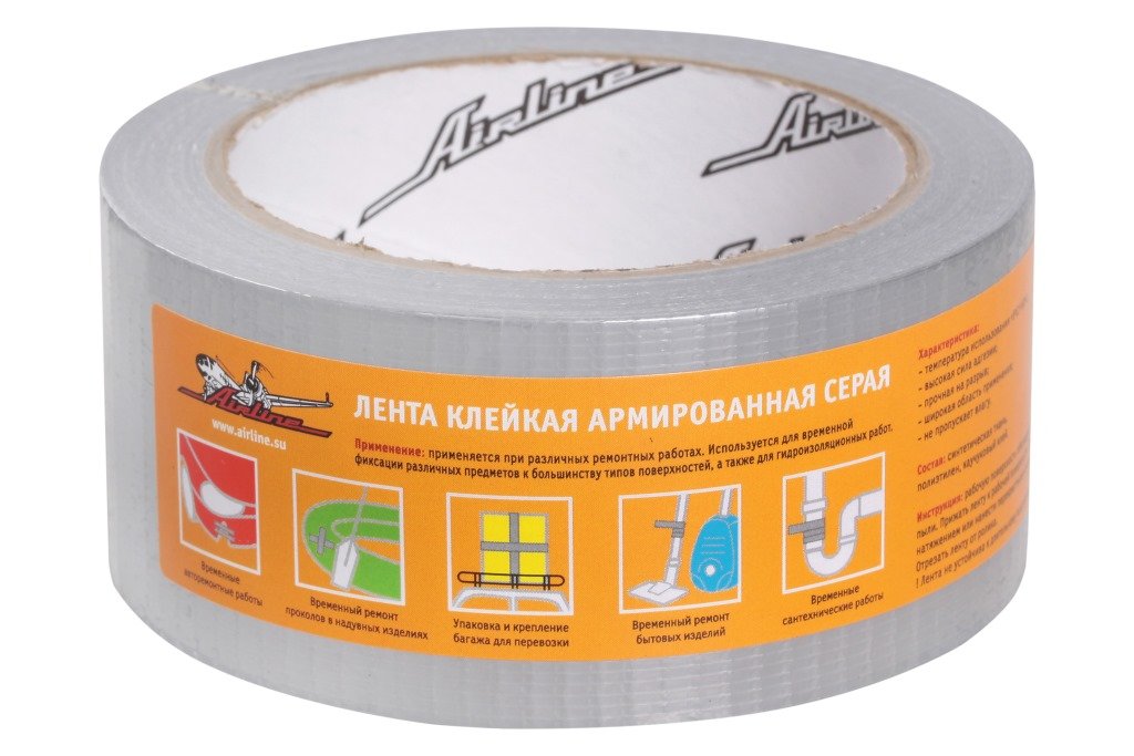 

ЛЕНТА КЛЕЙКАЯ АРМИРОВАННАЯ (СКОТЧ), 48 ММ*25 М, СЕРАЯ (AAT-R-02), AATR02