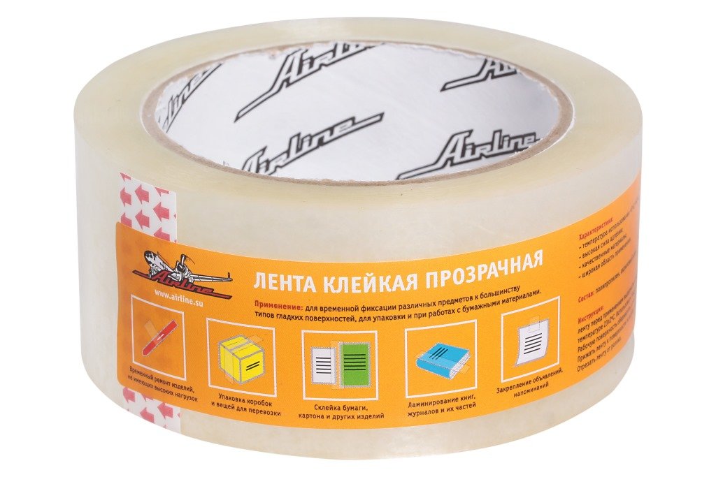 

ЛЕНТА КЛЕЙКАЯ ПРОЗРАЧНАЯ (СКОТЧ), 48 ММ*100 М (AAT-S-02), AATS02