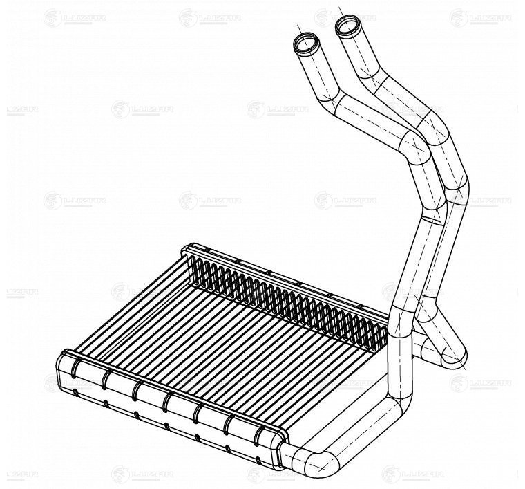 

РАДИАТОР ОТОП. ДЛЯ А/М KIA CEED (07-)/HYUNDAI I30 (07-) (LRH 08H1), LRH08H1