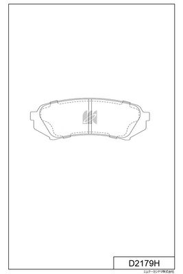 

КОЛОДКИ ТОРМОЗНЫЕ, ЗАДНИЕ (С АНТИСКРИПНОЙ ПЛАСТИНОЙ) TO LAND CRUISER 10 98-, D2179H