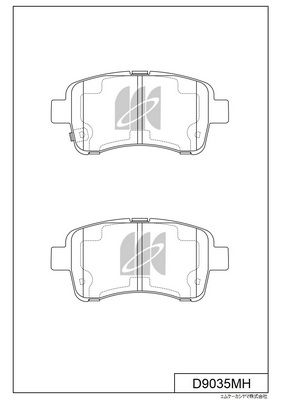 

КОЛОДКИ ТОРМОЗНЫЕ, ПЕРЕДНИЕ (С АНТИСКРИПНОЙ ПЛАСТИНОЙ) SZ AERIO RA21S 01-, LIANA RH4, D9035MH