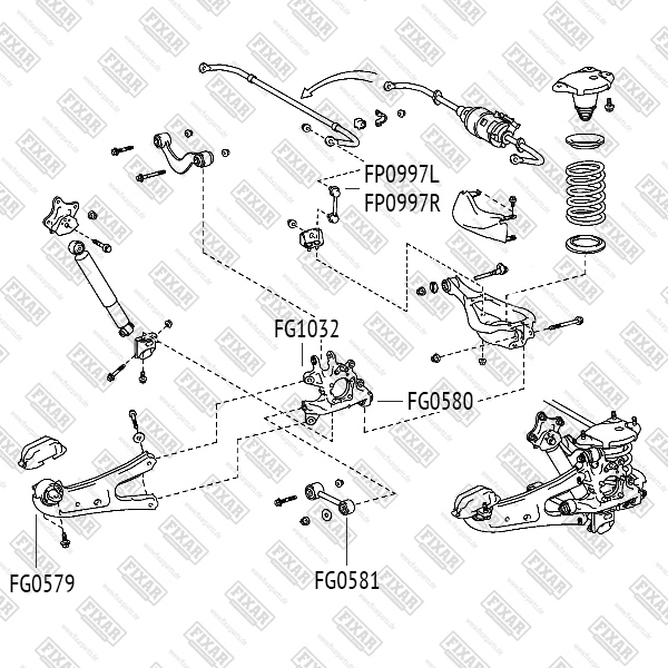 

РЕМКОМПЛЕКТ САЙЛЕНТБЛОКОВ ТЯГИ LEXUS RX 08- TOYOTA HIGHLANDER 13- -, FG0581