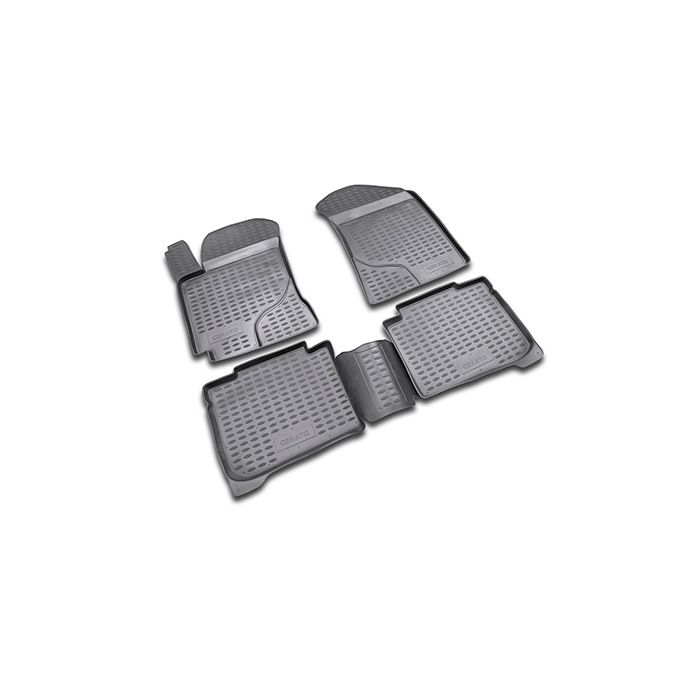 Коврики в салон kia cerato 2004-2009, 4 шт. (полиуретан)