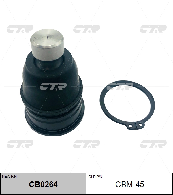 

ШАРОВАЯ ОПОРА CBM45 / CB0264, CBM45