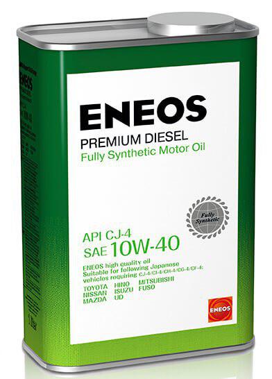 

Моторное масло ENEOS PREMIUM DIESEL CJ-4 10W-40, 1л, 8809478943022