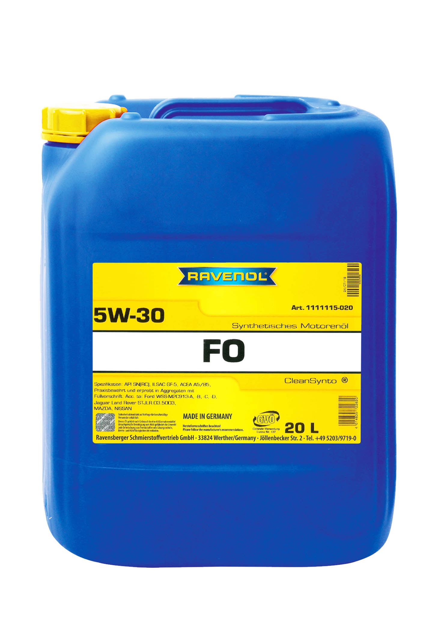 SAE 5W-30 20l FO
