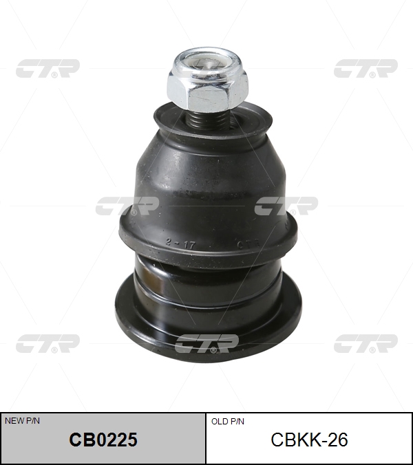 

ШАРОВАЯ ОПОРА CB0225/CBKK26, CB0225