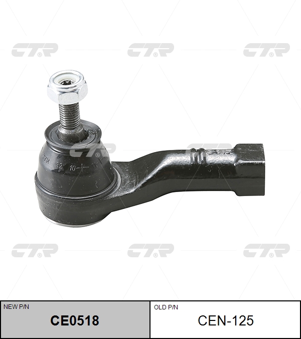 

НАКОНЕЧНИК РУЛЕВОЙ ТЯГИ CE0518/CEN125, CE0518
