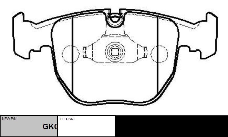 

КОЛОДКИ ТОРМОЗНЫЕ GK0006/CKB6, GK0006
