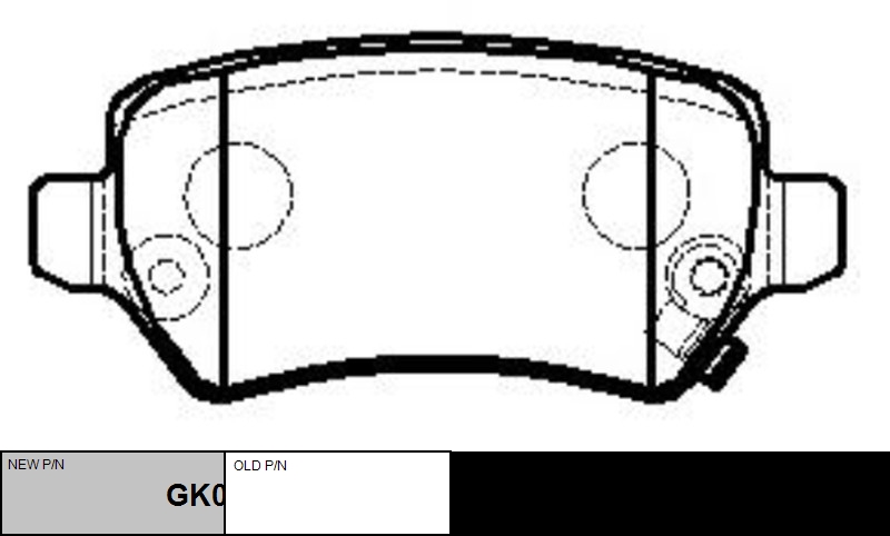 

КОЛОДКИ ТОРМОЗНЫЕ GK0270/CKG25, GK0270