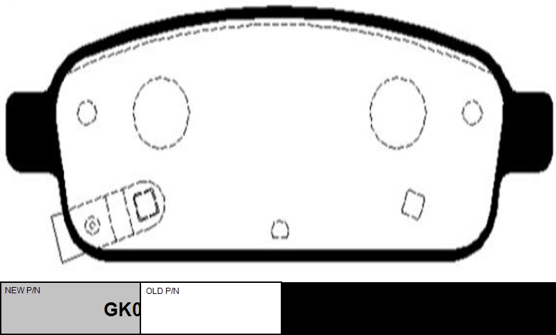 

КОЛОДКИ ТОРМОЗНЫЕ GK0450/CKKD22, GK0450