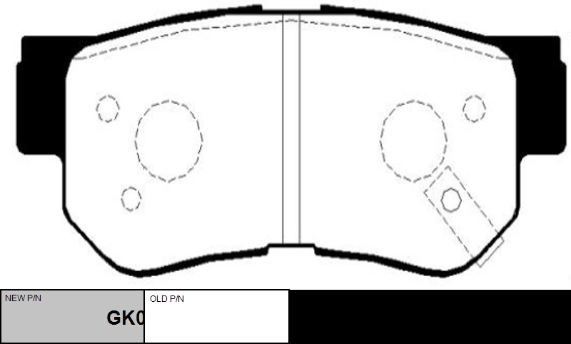 

КОЛОДКИ ТОРМОЗНЫЕ GK0462/CKKH8, GK0462