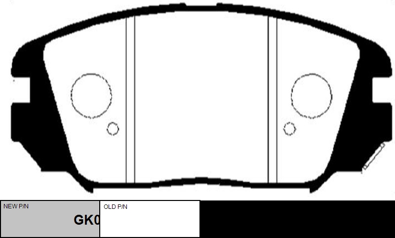 

КОЛОДКИ ТОРМОЗНЫЕ GK0485/CKKH31, GK0485
