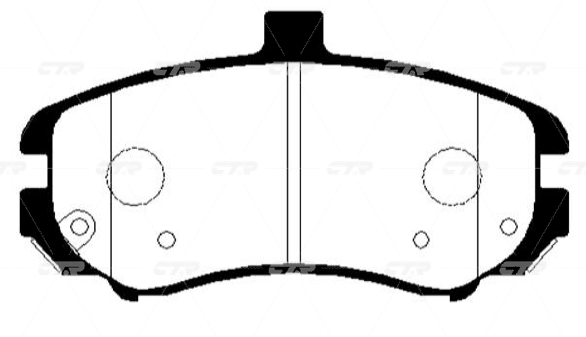 

КОЛОДКИ ТОРМОЗНЫЕ GK0497/CKKH43, GK0497