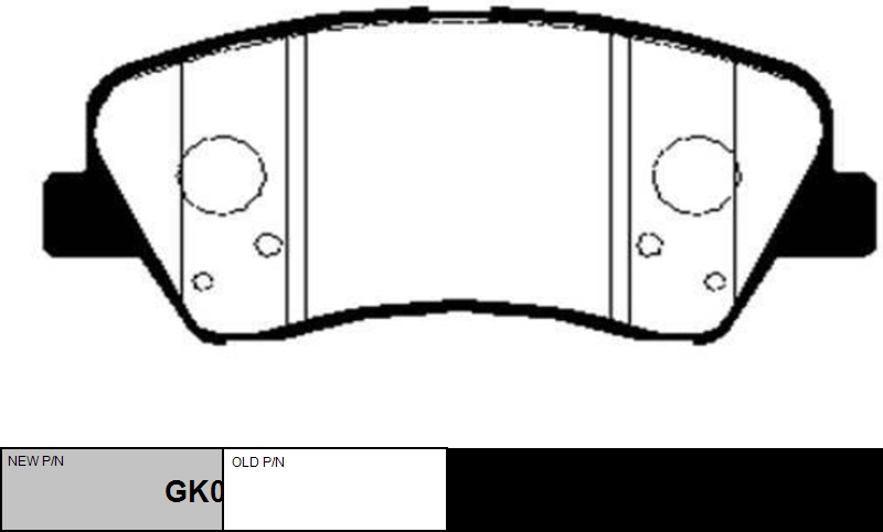 

КОЛОДКИ ТОРМОЗНЫЕ GK0498/CKKH44, GK0498