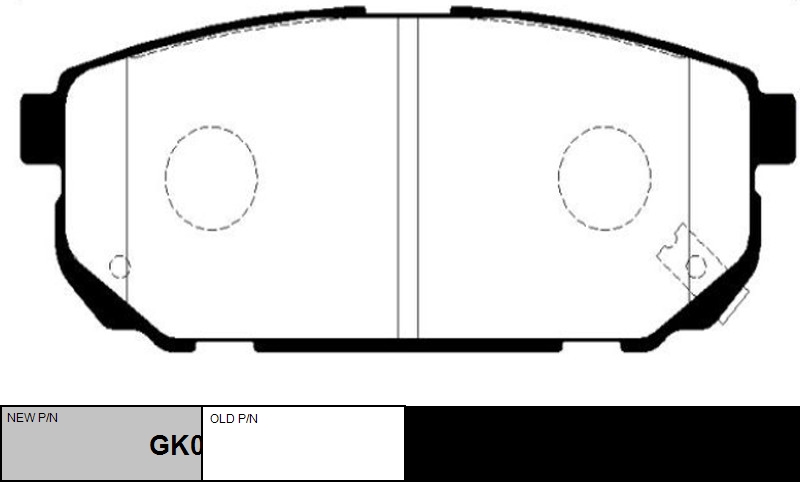 

КОЛОДКИ ТОРМОЗНЫЕ GK0525/CKKK19, GK0525
