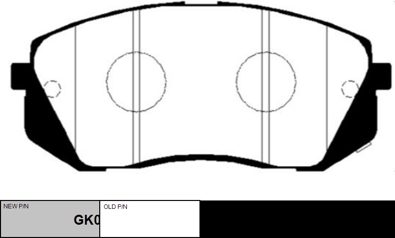 

КОЛОДКИ ТОРМОЗНЫЕ GK0547/CKKK41, GK0547