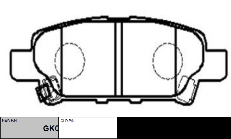 

КОЛОДКИ ТОРМОЗНЫЕ GK0599/CKM31, GK0599