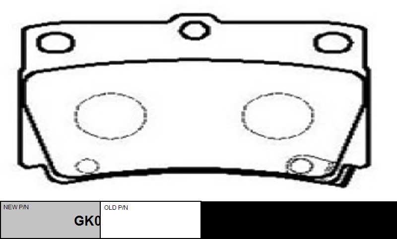 

КОЛОДКИ ТОРМОЗНЫЕ GK0602/CKM34, GK0602