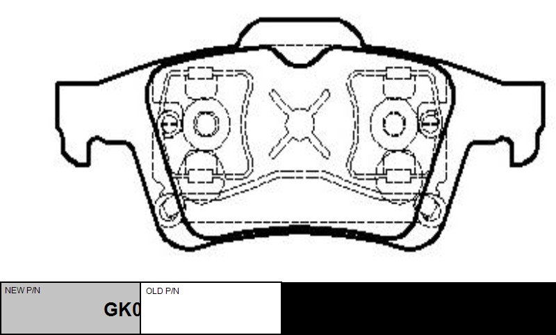 

КОЛОДКИ ТОРМОЗНЫЕ GK0654/CKMZ8, GK0654