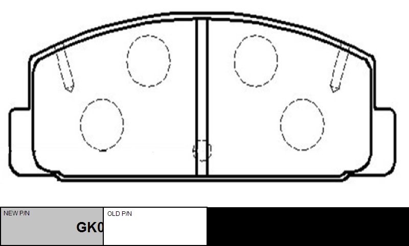 

КОЛОДКИ ТОРМОЗНЫЕ GK0695/CKMZ49, GK0695