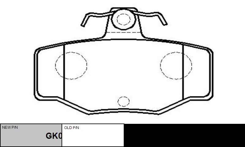 

КОЛОДКИ ТОРМОЗНЫЕ GK0852/CKN137, GK0852