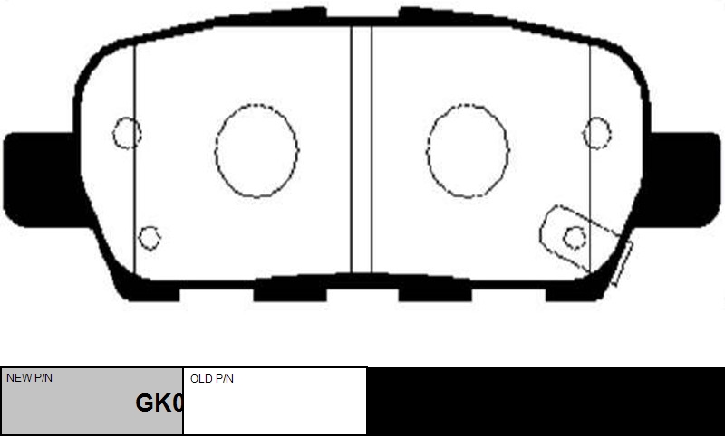 

КОЛОДКИ ТОРМОЗНЫЕ GK0981/CKSS7, GK0981