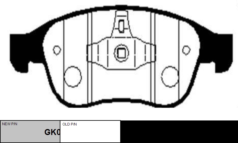 

КОЛОДКИ ТОРМОЗНЫЕ GK0983/CKSS9, GK0983
