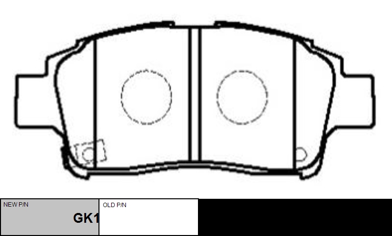 

КОЛОДКИ ТОРМОЗНЫЕ GK1021/CKT7, GK1021