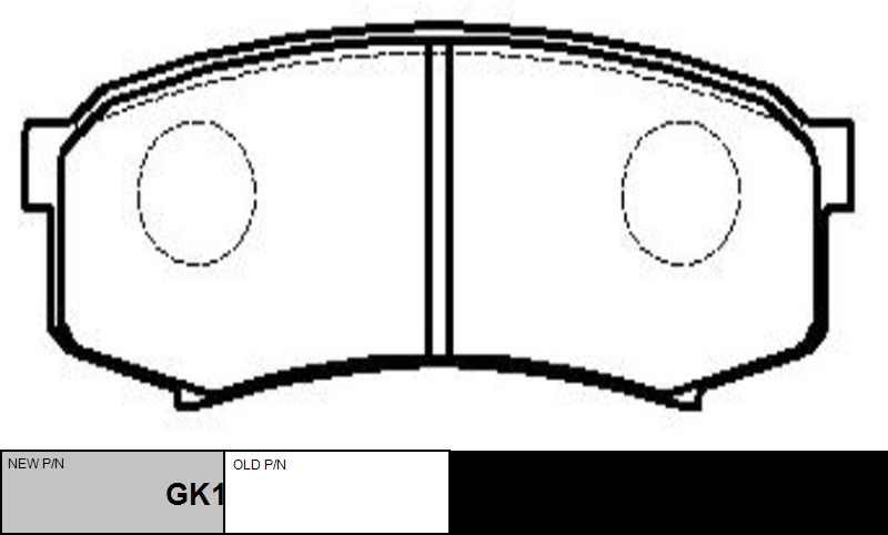 

КОЛОДКИ ТОРМОЗНЫЕ GK1028/CKT14, GK1028