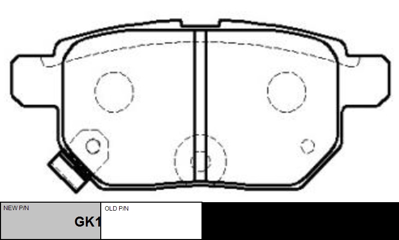 

КОЛОДКИ ТОРМОЗНЫЕ GK1066/CKT52, GK1066