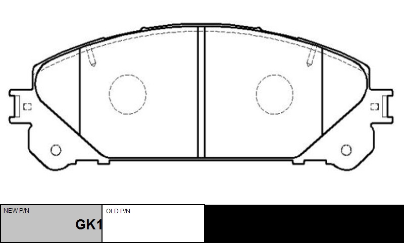 

КОЛОДКИ ТОРМОЗНЫЕ GK1082/CKT69, GK1082
