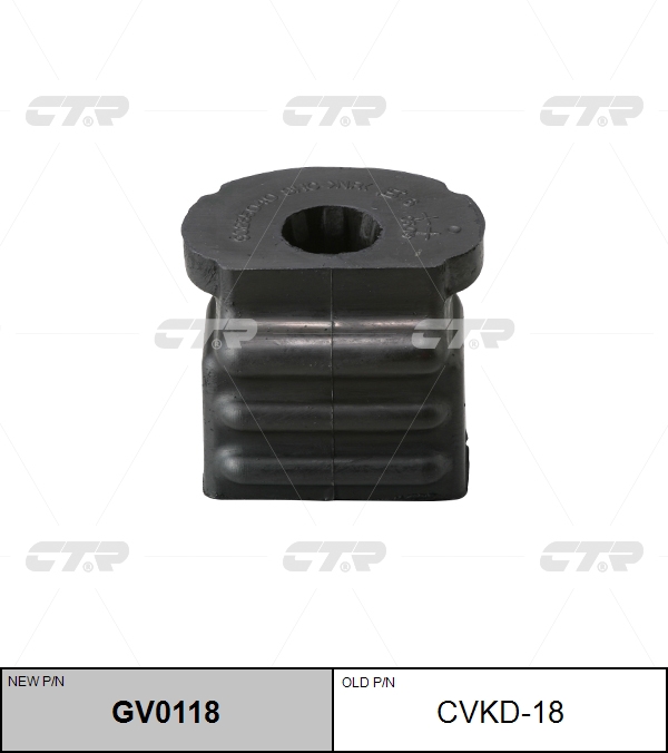 

РЕЗИНО ТЕХНИЧЕСКИЕ ИЗДЕЛИЯ GV0118/CVKD18, GV0118