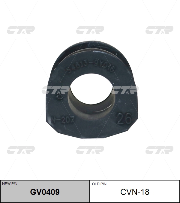 

РЕЗИНО ТЕХНИЧЕСКИЕ ИЗДЕЛИЯ GV0409/CVN18, GV0409