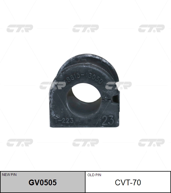 

РЕЗИНО ТЕХНИЧЕСКИЕ ИЗДЕЛИЯ GV0505/CVT70, GV0505