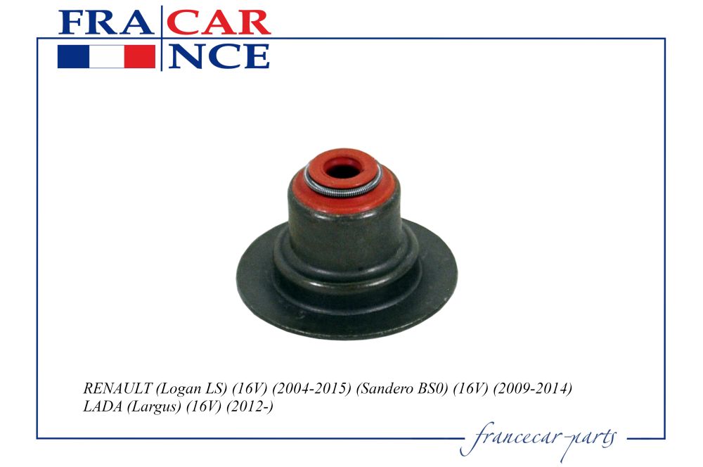 

КОЛПАЧОК МАСЛОСЪЕМНЫЙ 7700103938/FCR20V077 (1 ШТ.) FRANCECAR, FCR20V077