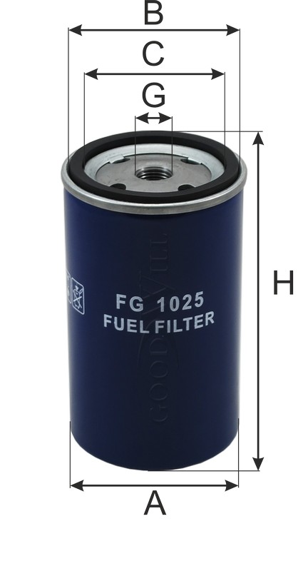 

ФИЛЬТР ТОПЛИВНЫЙ, FG1025