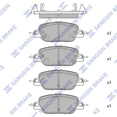 

SP4177 НАКЛАДКА ТОРМОЗНАЯ, SP4177