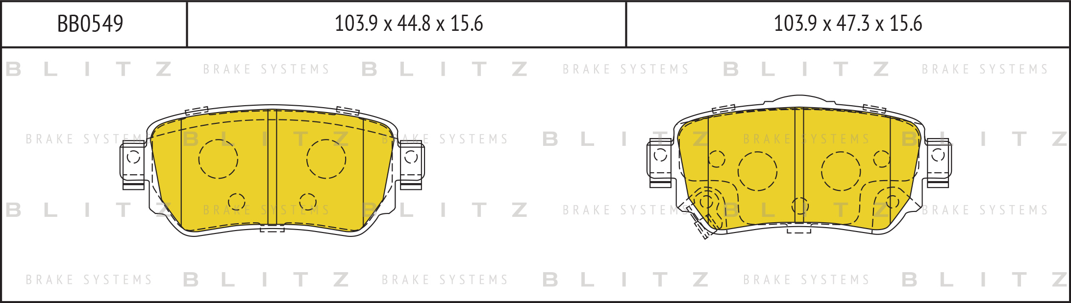 

КОЛОДКИ ТОРМОЗНЫЕ ДИСКОВЫЕ NISSAN X-TRAIL T32 13-, BB0549