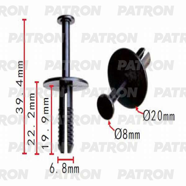 

КЛИПСА ПЛАСТМАССОВАЯ CHEVROLET,DAEWOO,GM,OPEL ПРИМЕНЯЕМОСТЬ БАМПЕР, УПЛОТНИТЕЛЬ, P370195