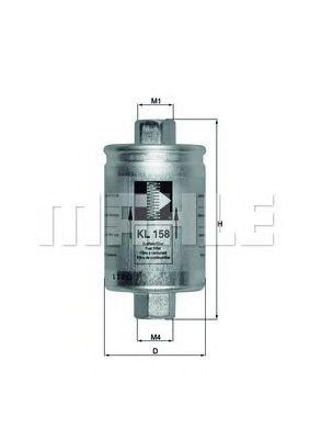 

ФИЛЬТР ТОПЛИВНЫЙ DAEWOO NEXIA 1.5/ESPERO 1.8, KL158