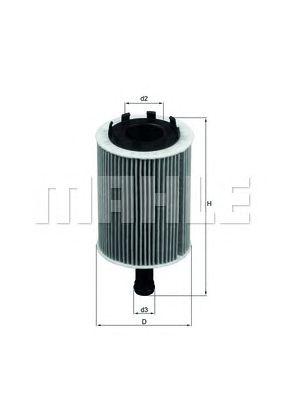 

ФИЛЬТР МАСЛЯНЫЙ [КАРТРИДЖ] AUDI A2/A3/A6 02/00-, OX188D