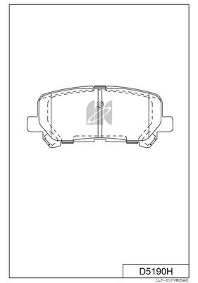 

КОЛОДКИ ТОРМОЗНЫЕ, ЗАДНИЕ HO PILOT YF3/4 09-, MDX 07-, ODYSSEY 11-, D5190H